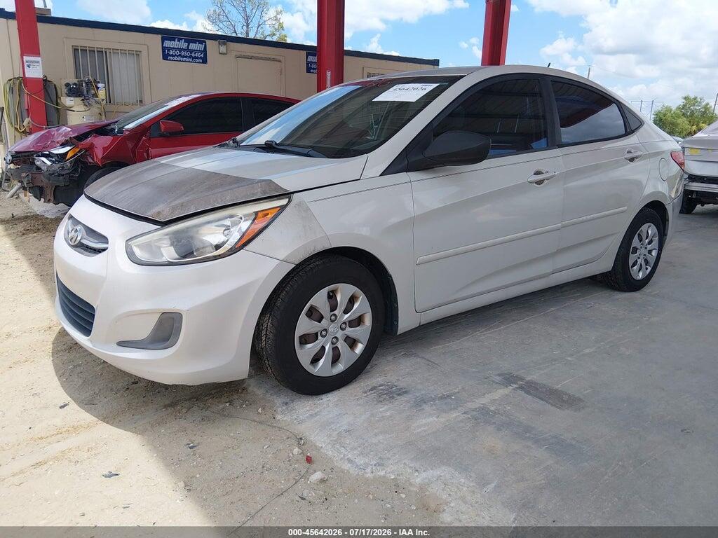 KMHCT4AE6GU161604 2016 HYUNDAI ACCENT photo no. 2