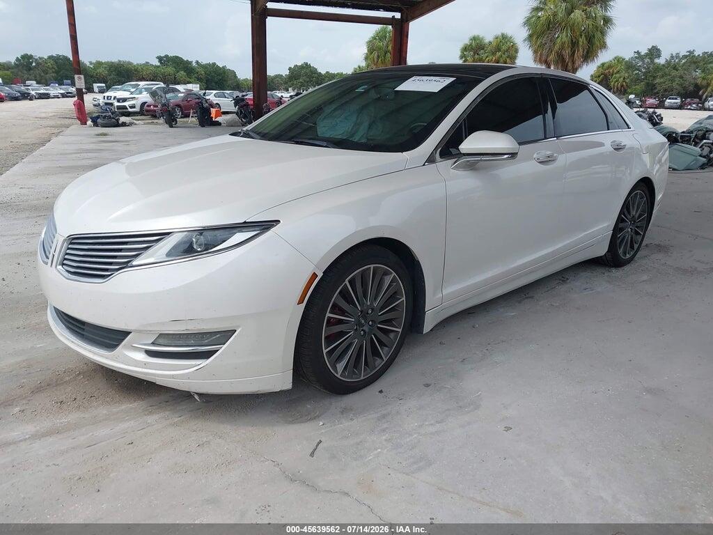 3LN6L2LU5FR607317 2015 LINCOLN MKZ HYBRID photo no. 2