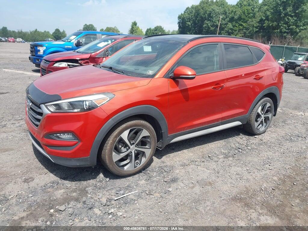 KM8J3CA24HU557345 2017 HYUNDAI TUCSON photo no. 2