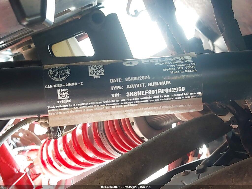 3NSNEF991RF042959 2024 POLARIS RZR photo no. 10
