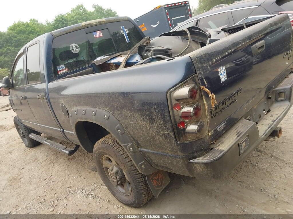 3D7KU28D44G138079 2004 DODGE RAM 2500 photo no. 3