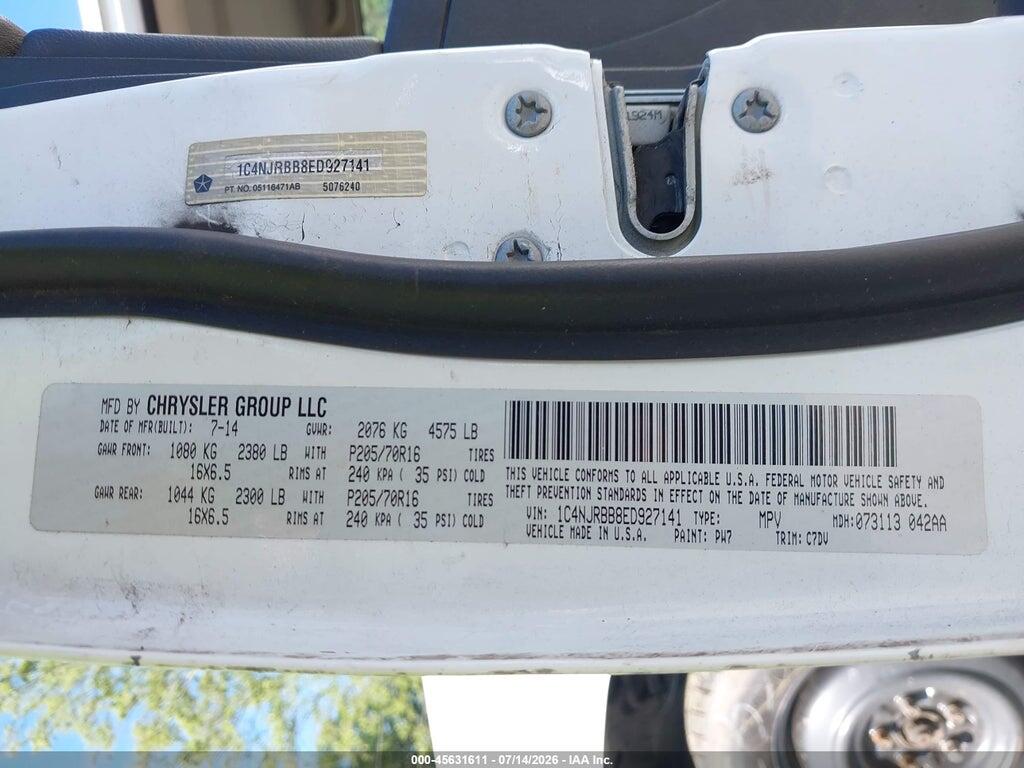1C4NJRBB8ED927141 2014 JEEP PATRIOT photo no. 9