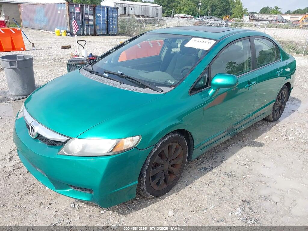2HGFA16889H531046 2009 HONDA CIVIC photo no. 2