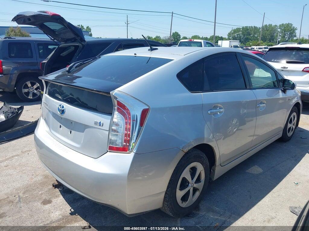JTDKN3DU8C0333964 2012 TOYOTA PRIUS photo no. 4