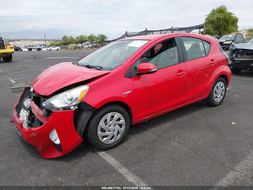 JTDKDTB30G1134968 2016 TOYOTA PRIUS C photo no. 2