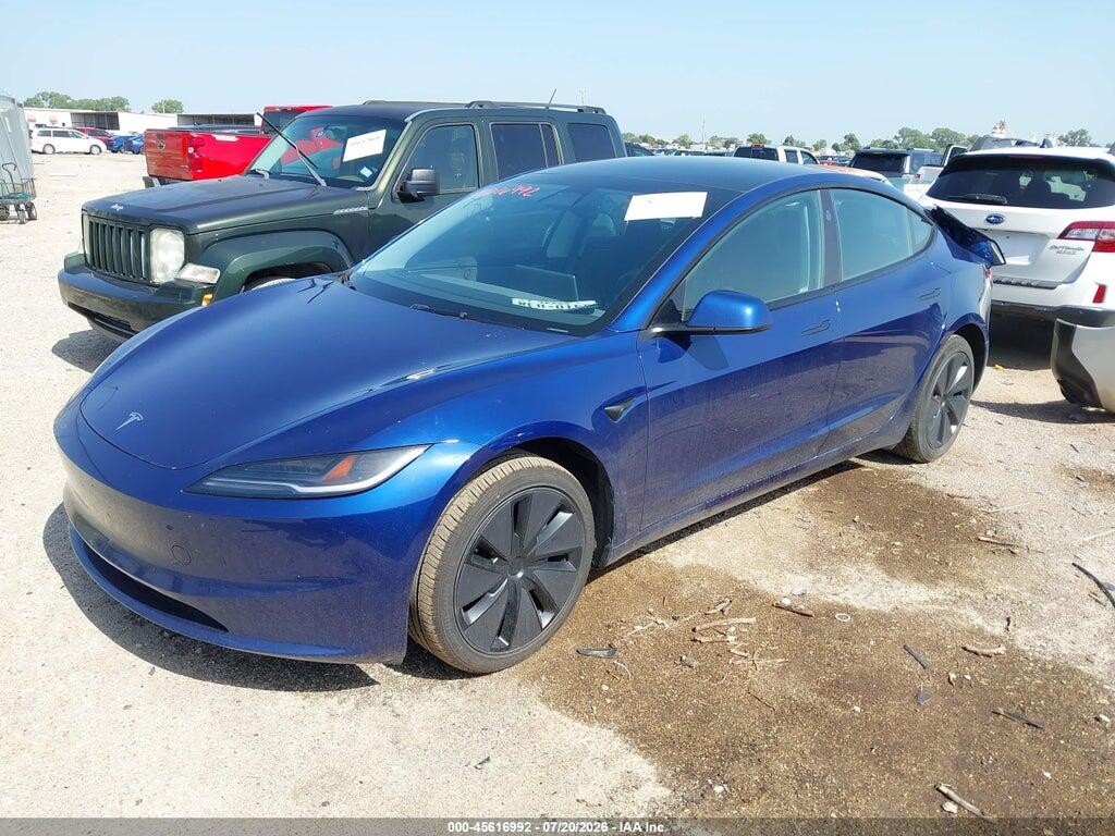 5YJ3E1EA9SF912250 2025 TESLA MODEL 3 photo no. 2