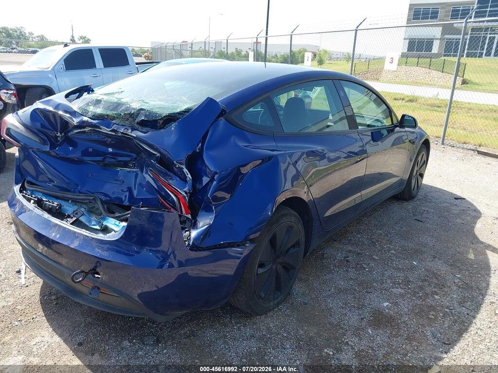 5YJ3E1EA9SF912250 2025 TESLA MODEL 3 photo no. 4
