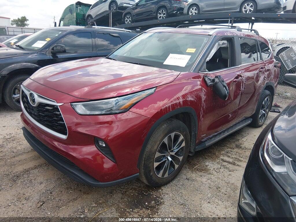 5TDKBRCH1SS662954 2025 TOYOTA HIGHLANDER HYBRID photo no. 2