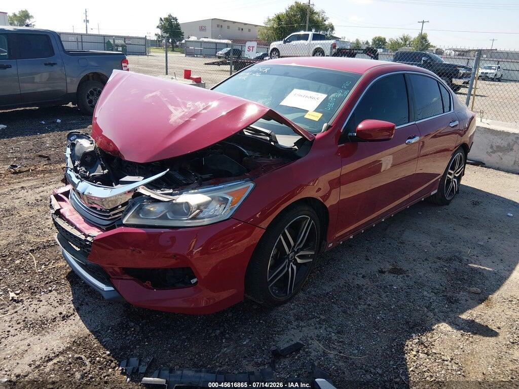1HGCR2F55GA080936 2016 HONDA ACCORD photo no. 2