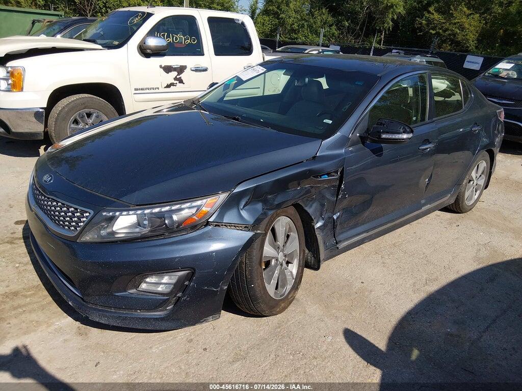 KNAGN4AD5E5064132 2014 KIA OPTIMA HYBRID photo no. 2