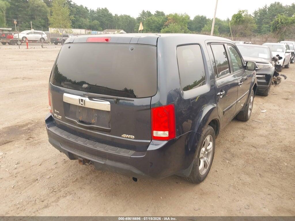 5FNYF4H61CB034309 2012 HONDA PILOT photo no. 4
