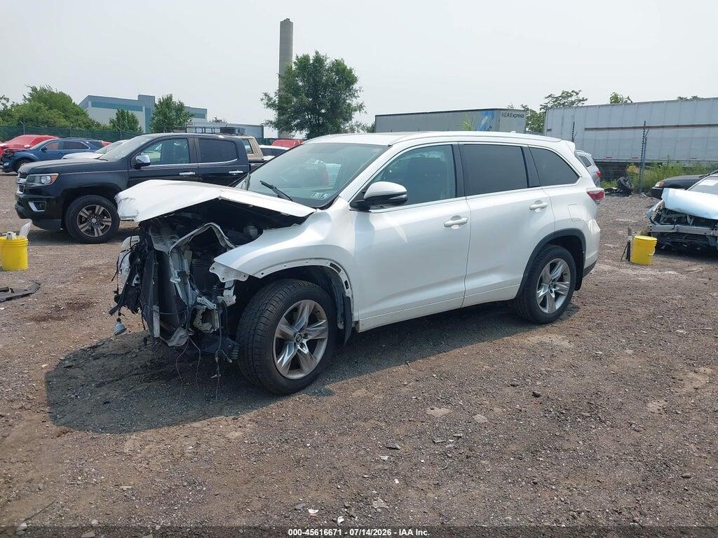 5TDDKRFH3GS352154 2016 TOYOTA HIGHLANDER photo no. 2