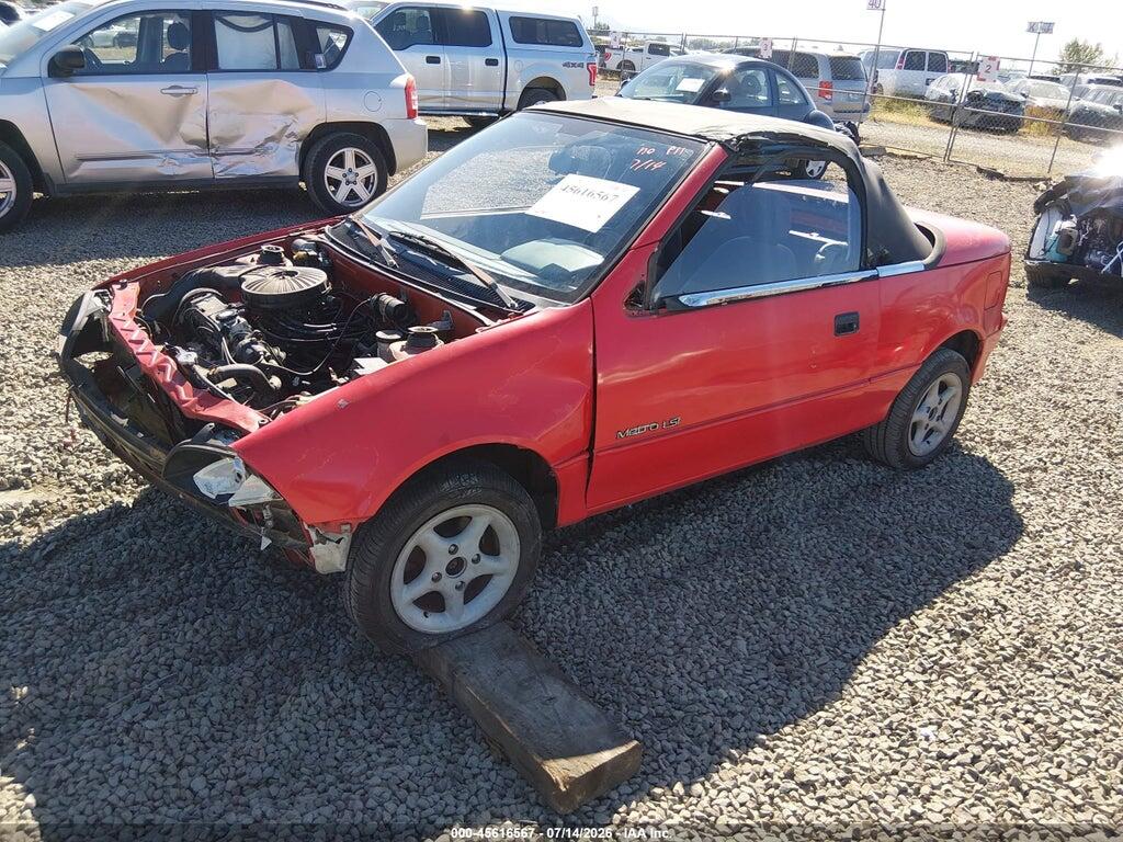 JG1MR3367MK602843 1991 GEO METRO photo no. 2