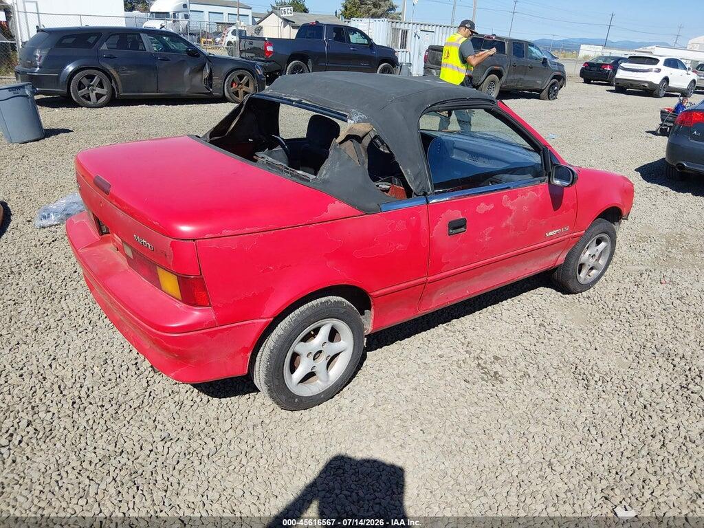 JG1MR3367MK602843 1991 GEO METRO photo no. 4