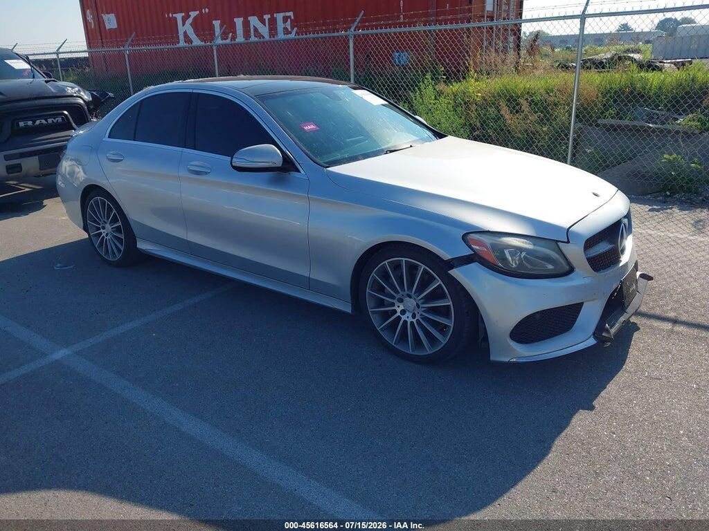 55SWF4JB3FU083853 2015 MERCEDES-BENZ C 300 photo no. 1