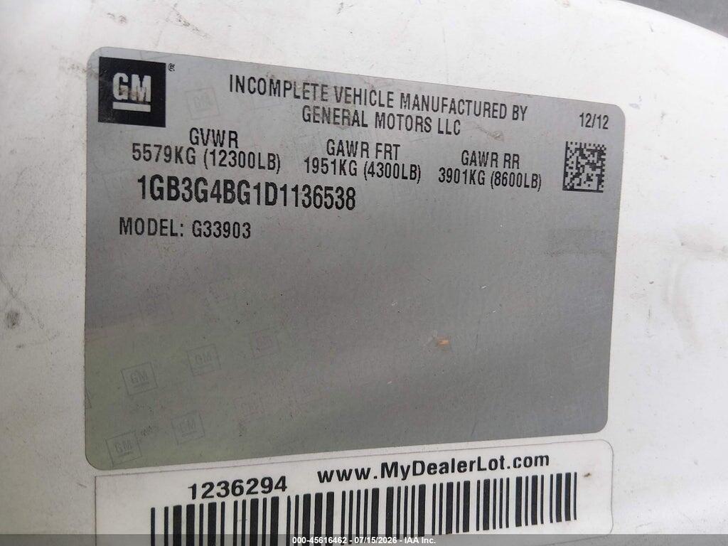 1GB3G4BG1D1136538 2013 CHEVROLET EXPRESS CUTAWAY photo no. 8