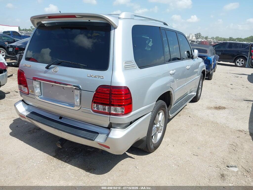 JTJHT00W474026938 2007 LEXUS LX 470 photo no. 4