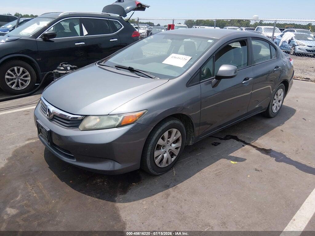 19XFB2F5XCE079983 2012 HONDA CIVIC photo no. 2