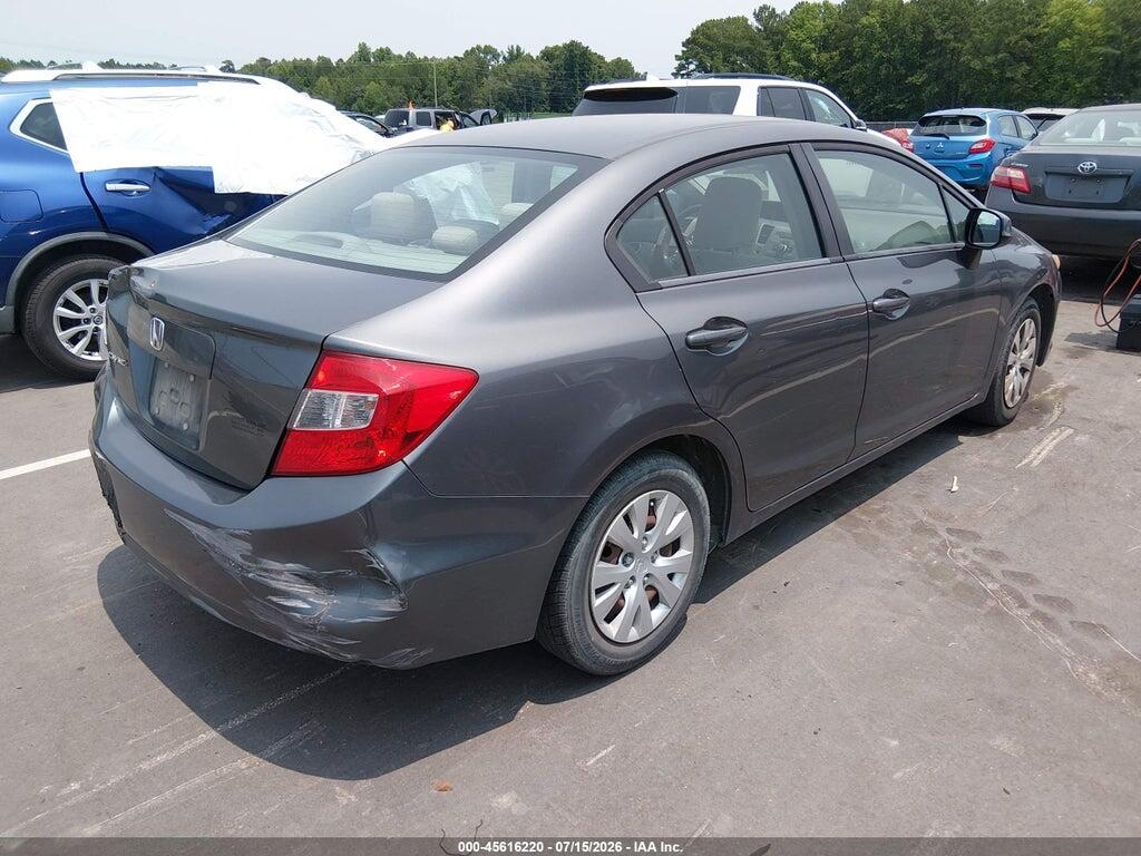19XFB2F5XCE079983 2012 HONDA CIVIC photo no. 4
