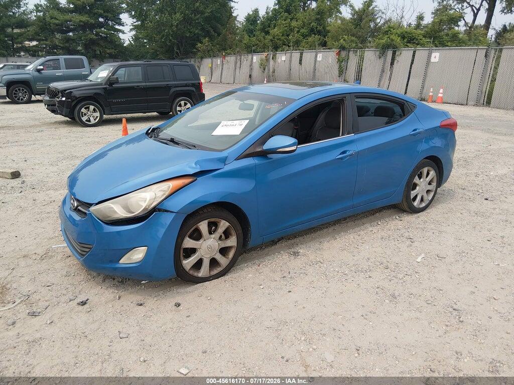 KMHDH4AE2BU130073 2011 HYUNDAI ELANTRA photo no. 2