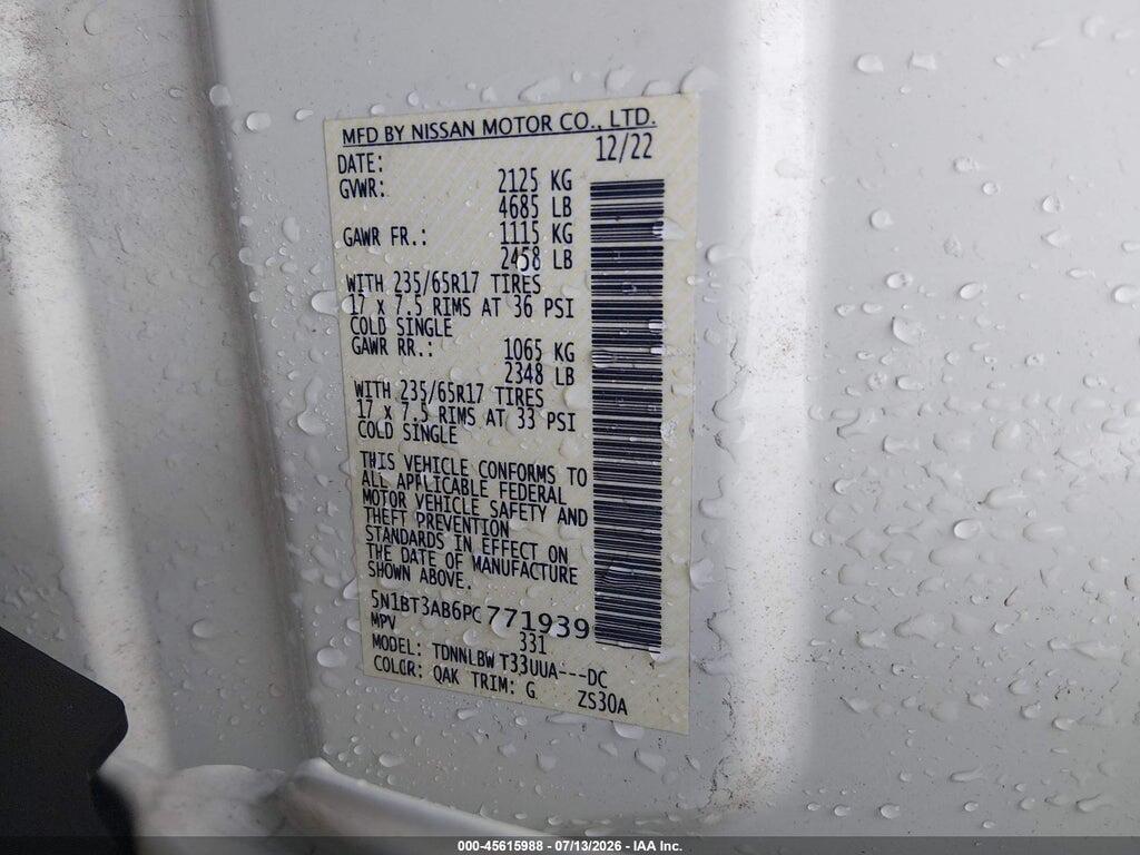 5N1BT3AB6PC771939 2023 NISSAN ROGUE photo no. 9