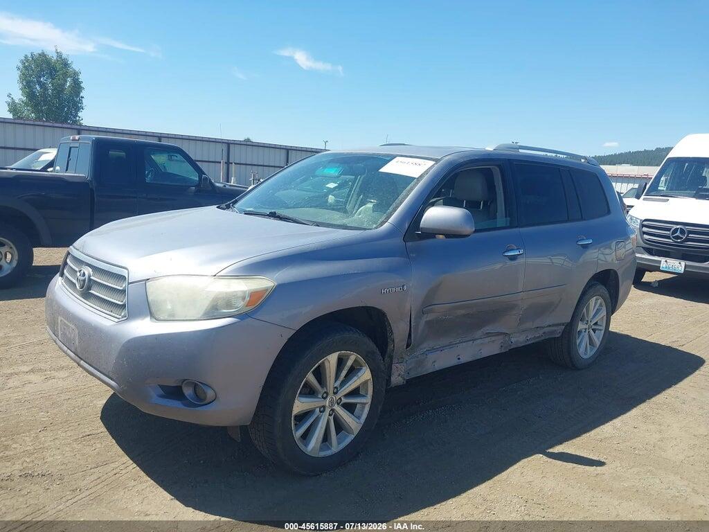 JTEEW44A192029535 2009 TOYOTA HIGHLANDER HYBRID photo no. 2