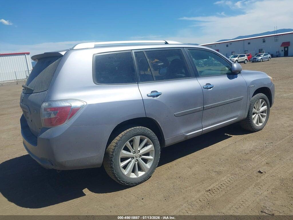 JTEEW44A192029535 2009 TOYOTA HIGHLANDER HYBRID photo no. 4