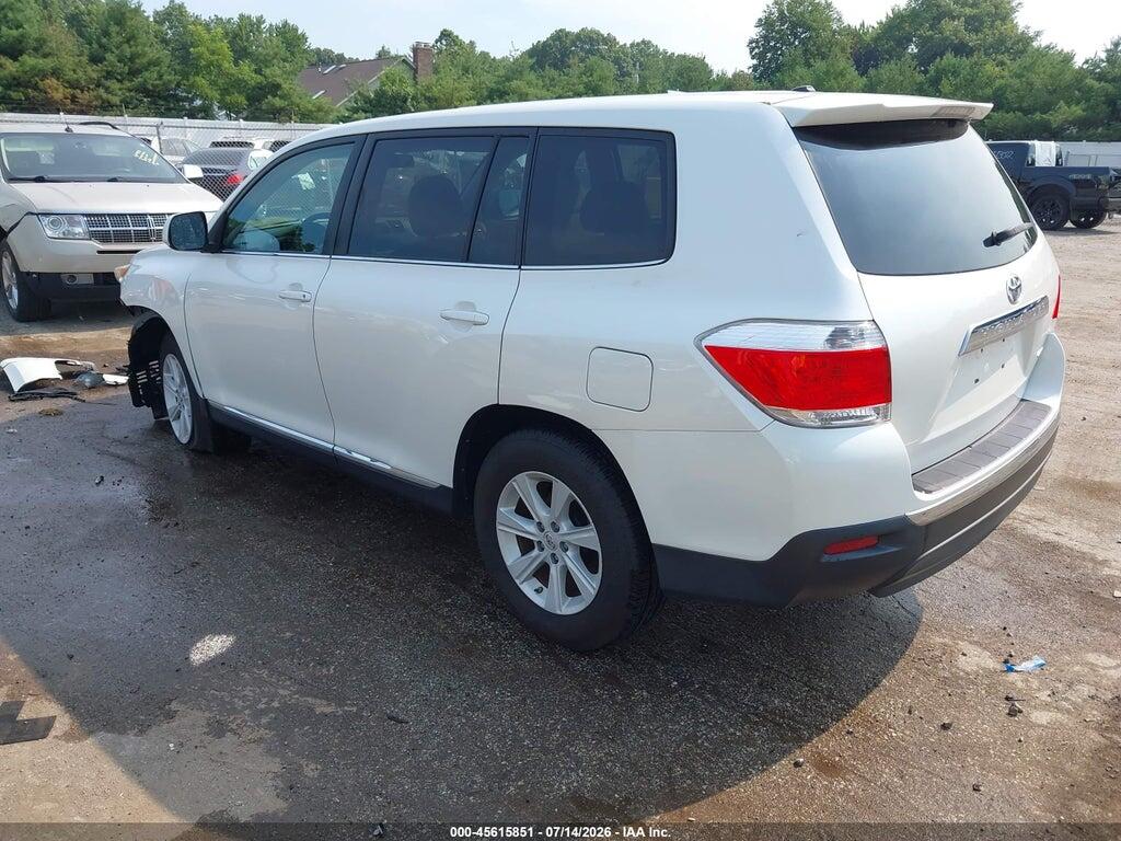 5TDBK3EH3CS167439 2012 TOYOTA HIGHLANDER photo no. 3