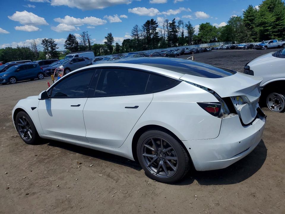 5YJ3E1EB0MF047907 2021 TESLA MODEL 3 photo no. 2