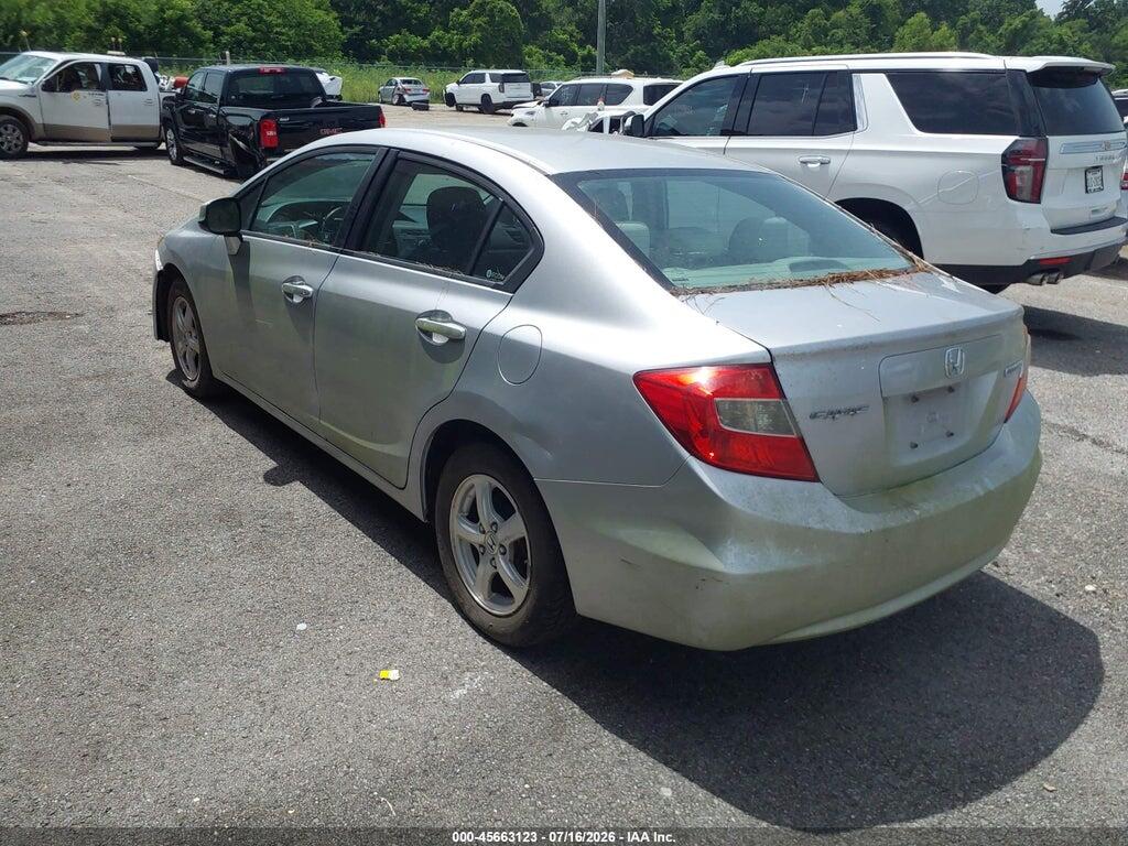 19XFB5F59CE002328 2012 HONDA CIVIC photo no. 3