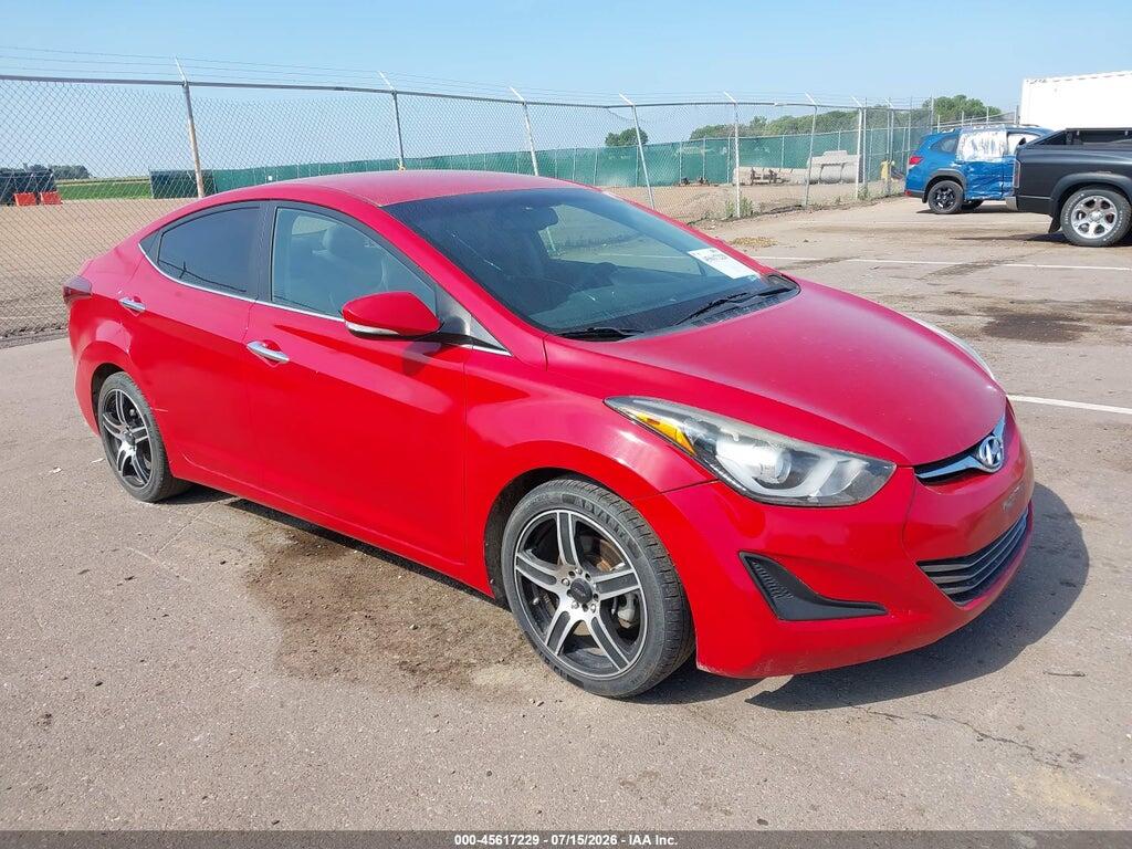 5NPDH4AE5EH476444 2014 HYUNDAI ELANTRA photo no. 1