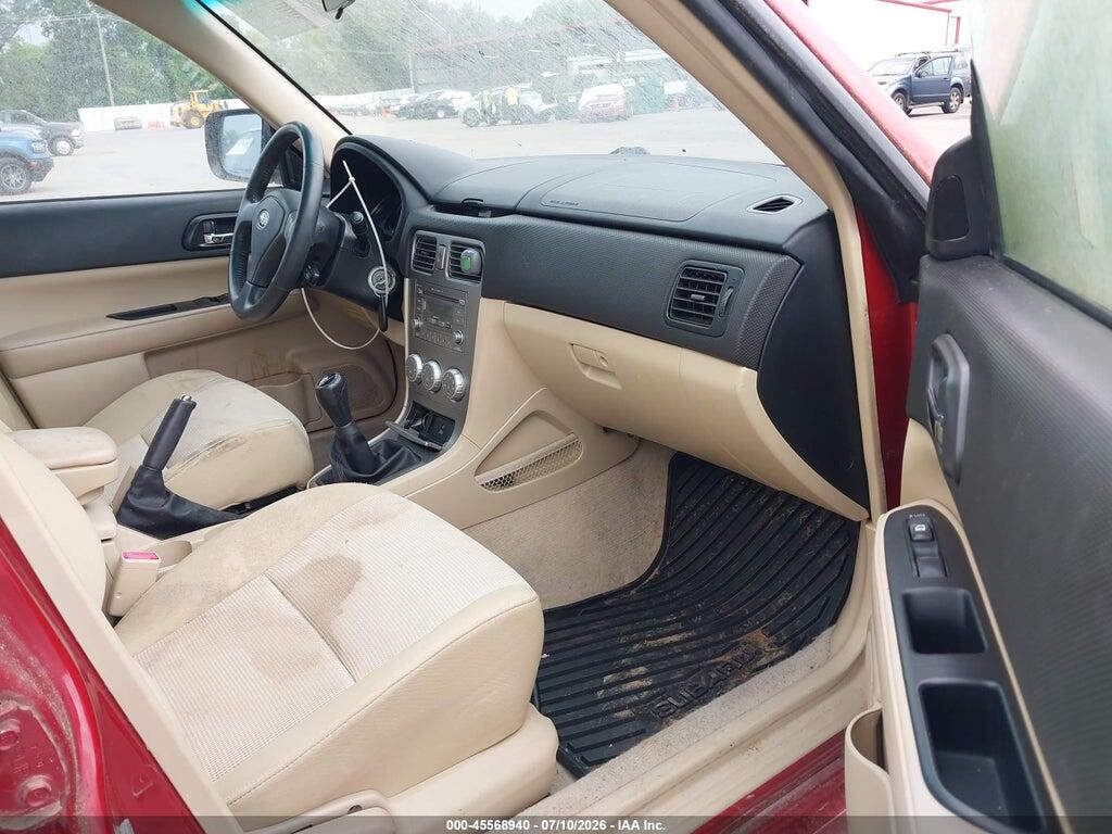 JF1SG65638G727002 2008 SUBARU FORESTER photo no. 5