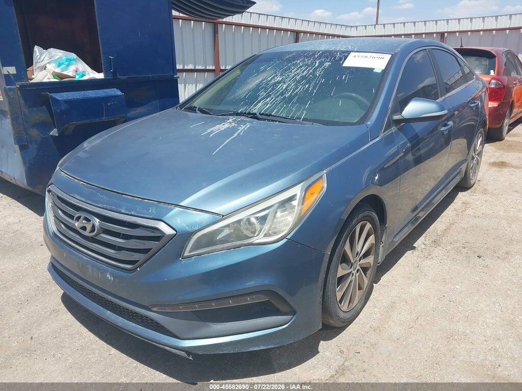 5NPE34AF4FH180795 2015 HYUNDAI SONATA photo no. 2