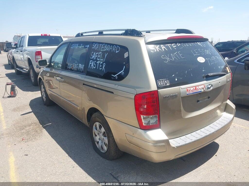 KNDMC233676011294 2007 HYUNDAI ENTOURAGE photo no. 3