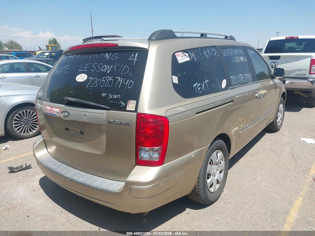 KNDMC233676011294 2007 HYUNDAI ENTOURAGE photo no. 4