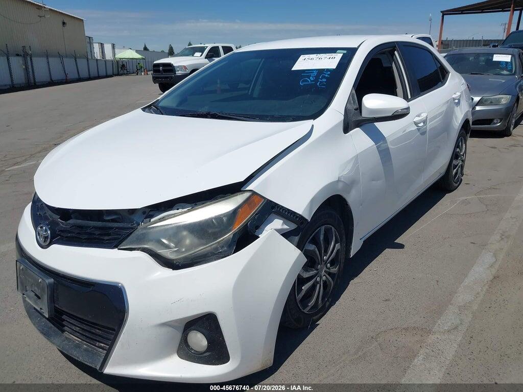 2T1BURHE9FC333569 2015 TOYOTA COROLLA photo no. 2