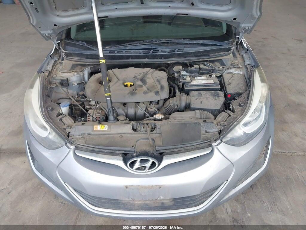 5NPDH4AEXGH672995 2016 HYUNDAI ELANTRA photo no. 10
