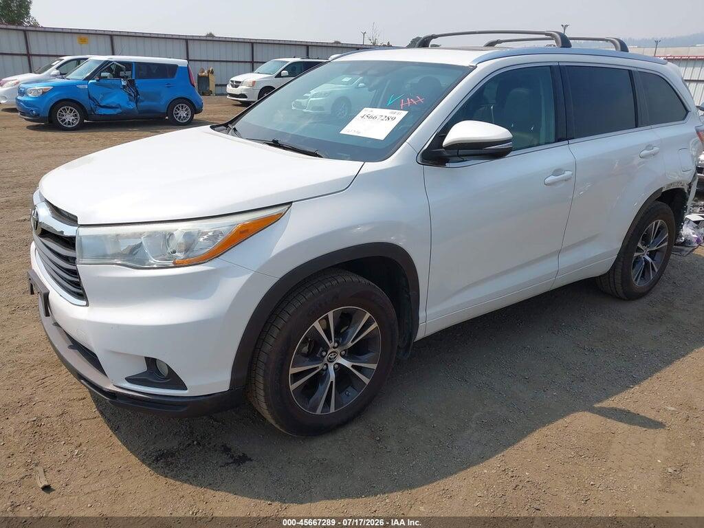 5TDJKRFH1GS246014 2016 TOYOTA HIGHLANDER photo no. 2