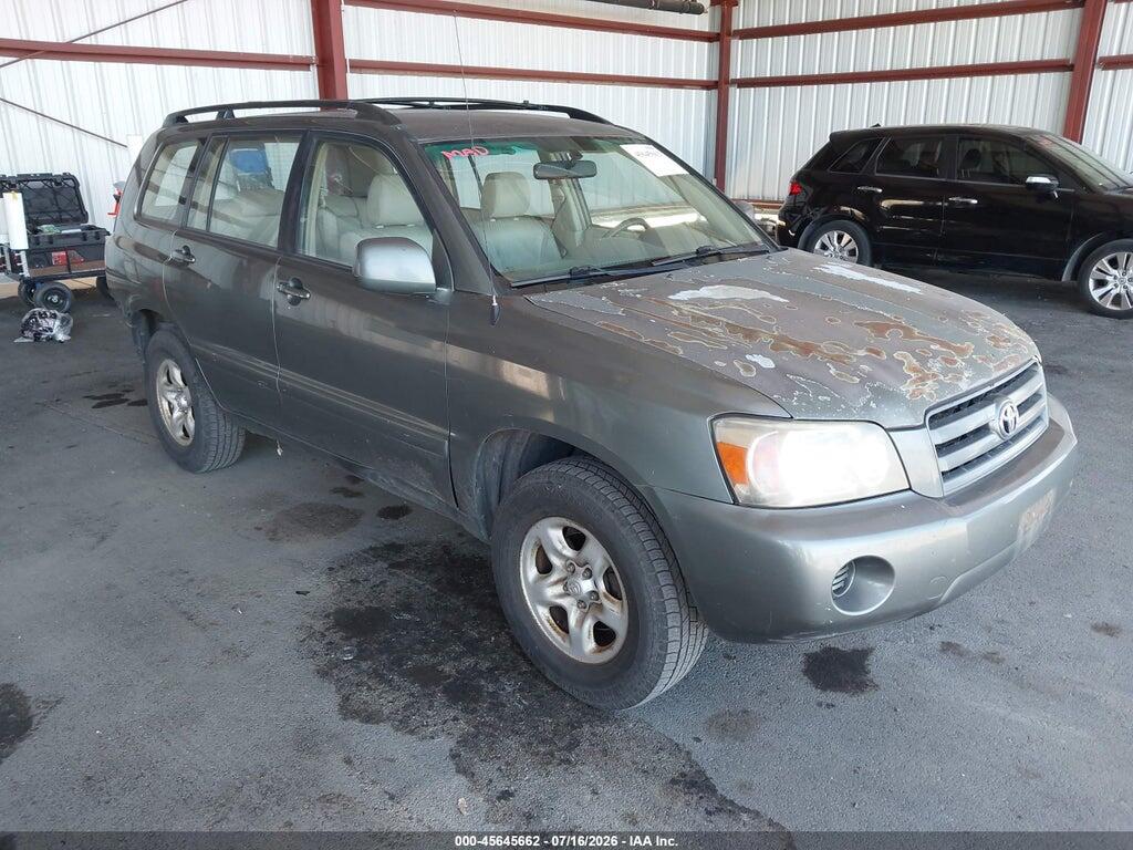 JTEHD21A550033492 2005 TOYOTA HIGHLANDER photo no. 1