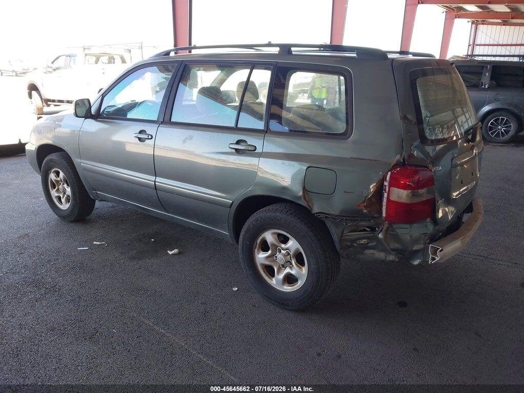 JTEHD21A550033492 2005 TOYOTA HIGHLANDER photo no. 3