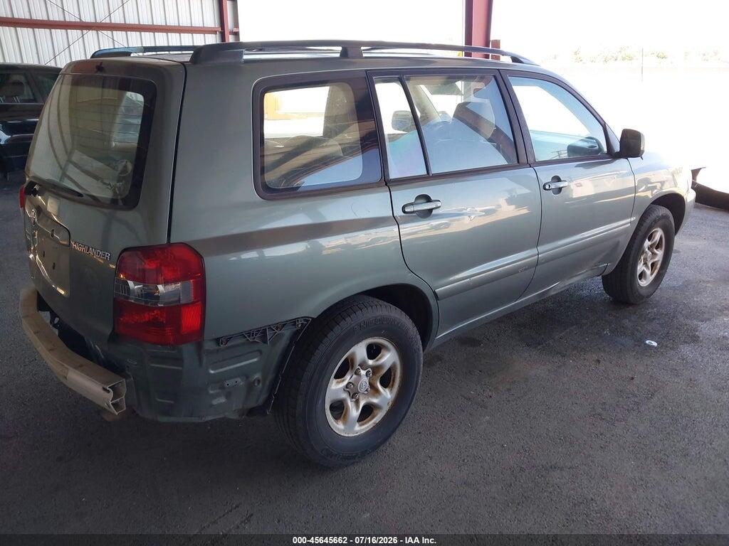 JTEHD21A550033492 2005 TOYOTA HIGHLANDER photo no. 4