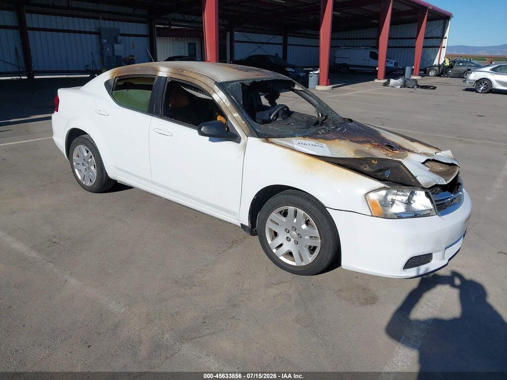 1C3CDZAB8CN128150 2012 DODGE AVENGER photo no. 1