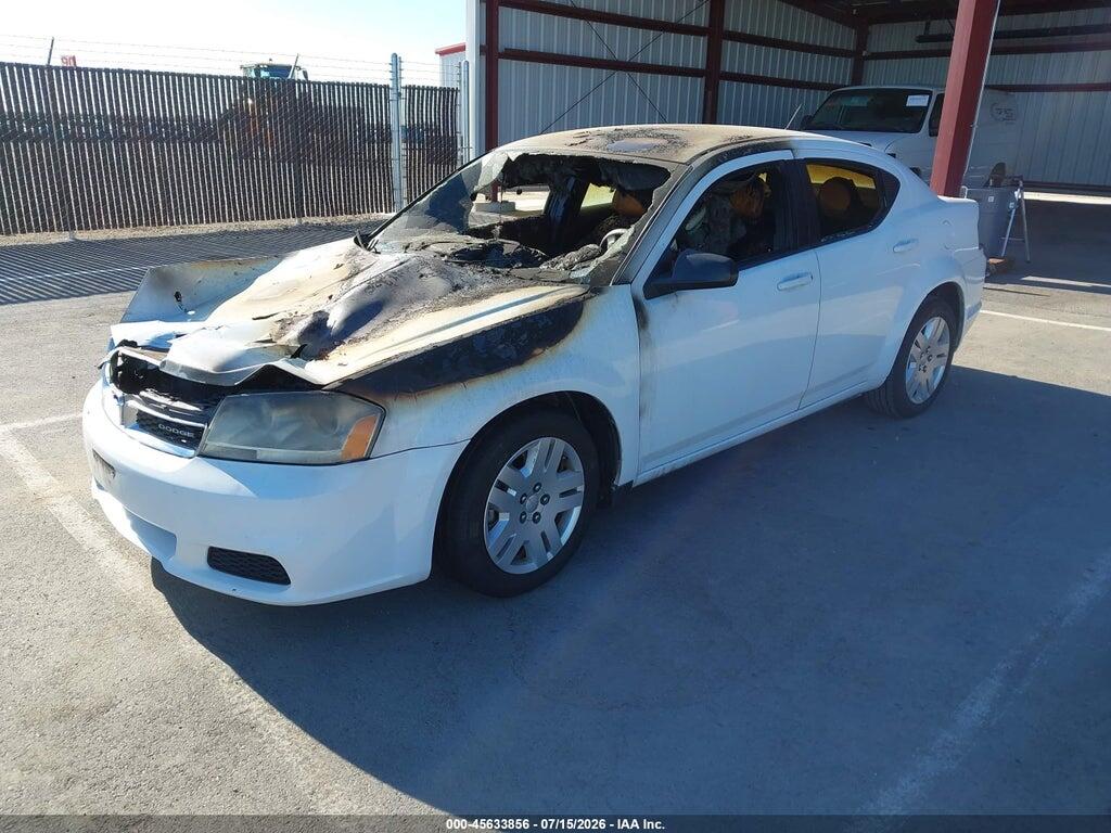 1C3CDZAB8CN128150 2012 DODGE AVENGER photo no. 2