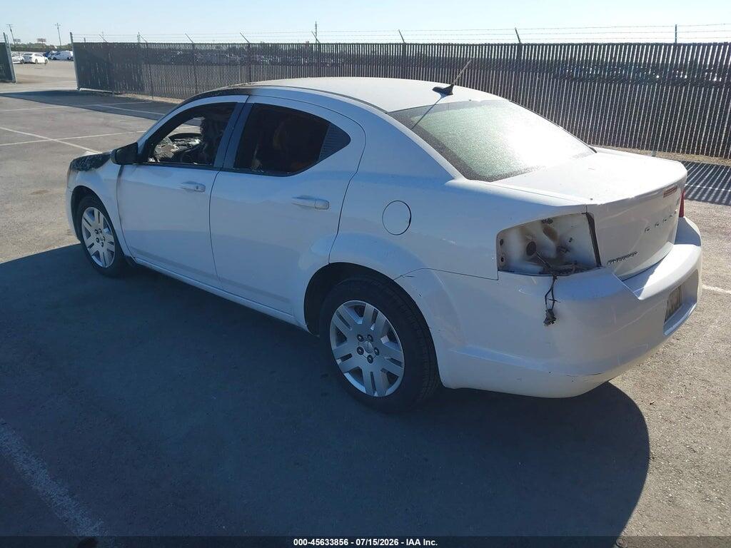 1C3CDZAB8CN128150 2012 DODGE AVENGER photo no. 3
