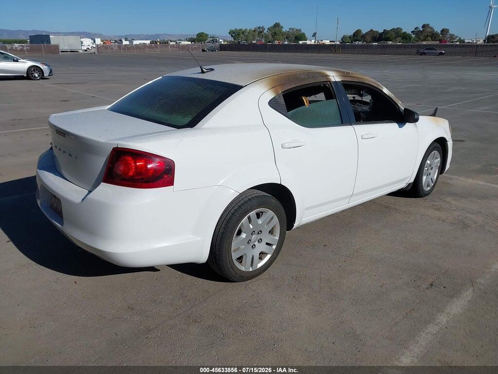 1C3CDZAB8CN128150 2012 DODGE AVENGER photo no. 4
