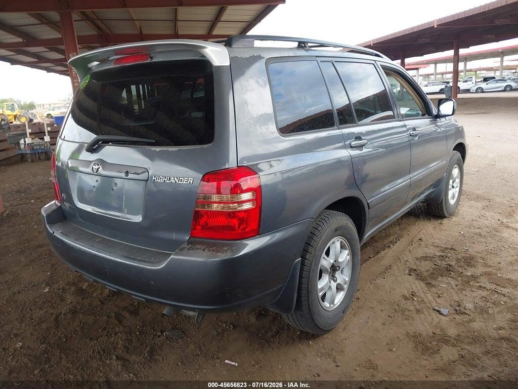 JTEGF21A020039377 2002 TOYOTA HIGHLANDER photo no. 4