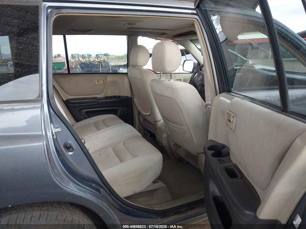 JTEGF21A020039377 2002 TOYOTA HIGHLANDER photo no. 8