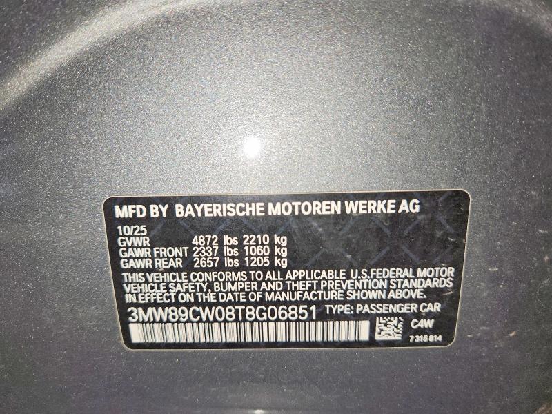 3MW89CW08T8G06851 2026 BMW 330XI photo no. 12