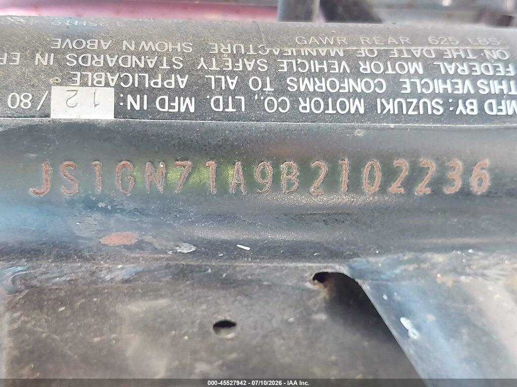 JS1GN71A9B2102236 1981 SUZUKI GS550 photo no. 10