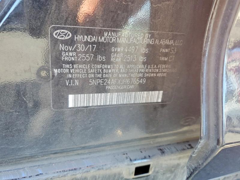 2018 HYUNDAI SONATA SE — Фото 13 из 13